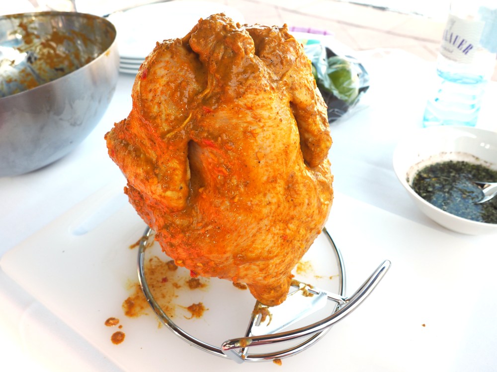 Praktisch, der Weber Geflügelhalter! 